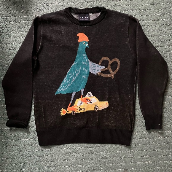 Min & Mon Black Cotton Pigeonista Sweater - Picture 4 of 7